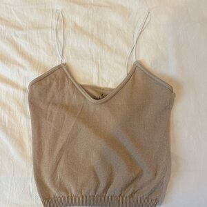 Free People Beige Camisole Top